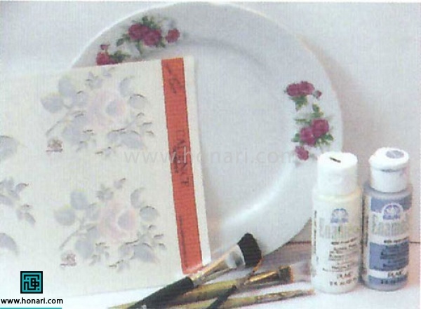  آموزش استفاده از ترانسفر روی ظروف چینی