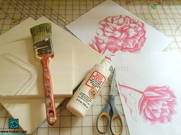 اموزش دکوپاژ روی صندلی