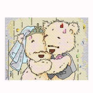 طرح خرس برای گلدوزی