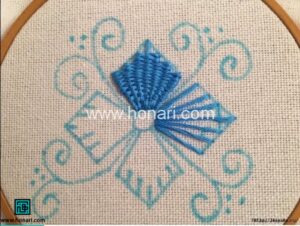 انواع گلدوزی گل