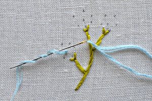 گلدوزی گل ریز