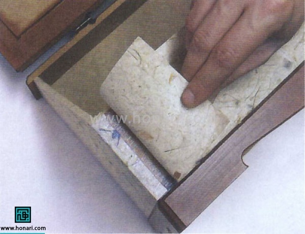 آموزش دکوپاژ روی جعبه نان با استفاده از لول لایت (صدکات)