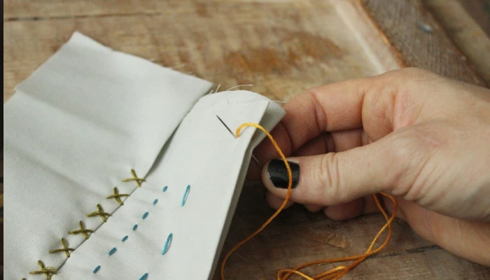 مرحله 4 از دوخت دندون موشی