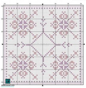 طرح شماره دوزی سنتی