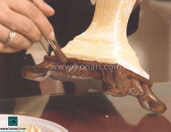 درست کردن جا شمعی ماربل