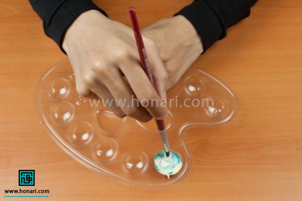 آموزش ترانسفر روی سینی چوبی