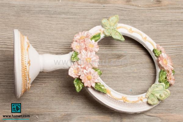 قاب آینه ی پایه دار