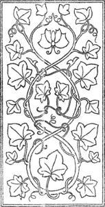 طرح گلدوزی گل خام