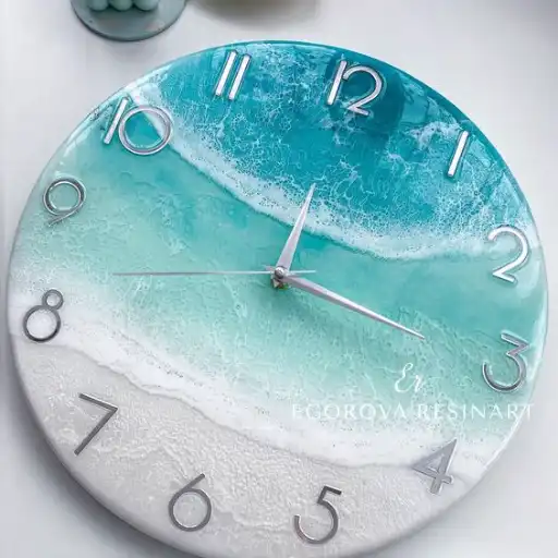 مدل ساعت رزینی طرح دریا