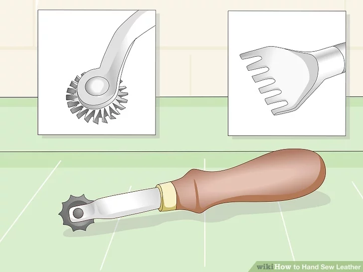 وسایل علامت گذاری برای سوراخ کردن چرم