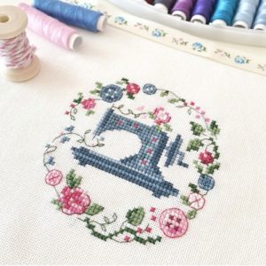 الگوی شماره دوزی طرح ابزار خیاطی