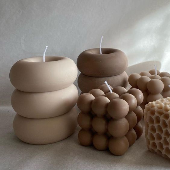 شمع دکوری زیبا