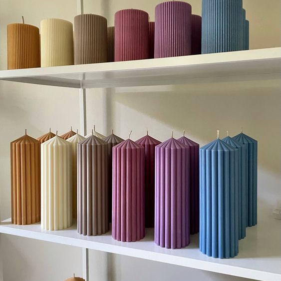 شمع تزئینی استوانه ای