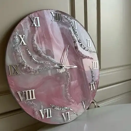 مدل ساعت رزینی صورتی