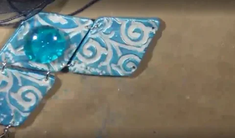 گردنبند با خمیر پلیمری