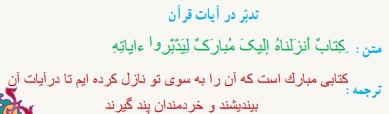 پیام قرآنی تدبر در آیات قرآن