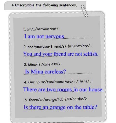 جواب صفحه 9 درس اول کتاب کار زبان نهم