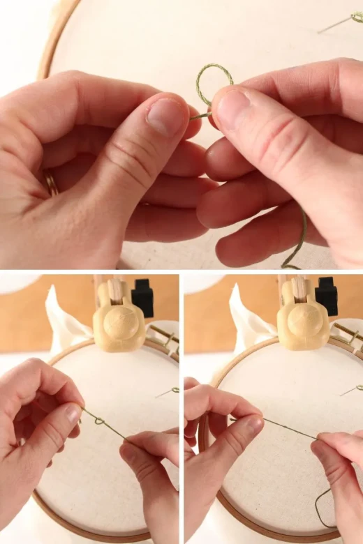 اموزش گلدوزی دستی با سوزن و نخ