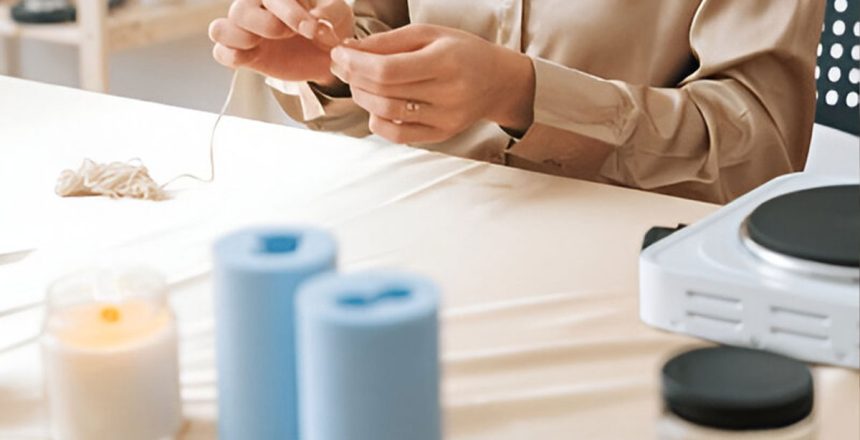 راهنمای کامل ساخت شمع با قالب سیلیکونی