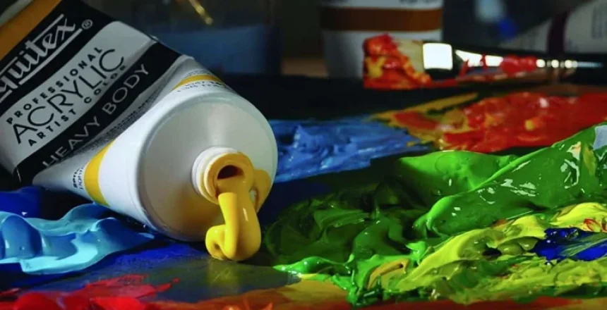 طرز استفاده از رنگ اکریلیک