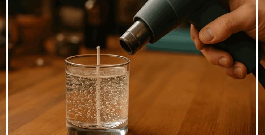 آموزش از بین بردن حباب پارافین ژله‌ای (+ ویدئو)