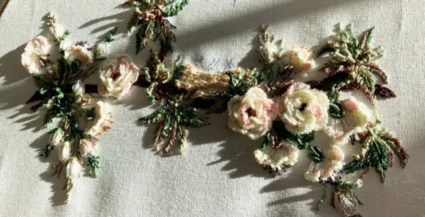 آموزش گلدوزی برزیلی