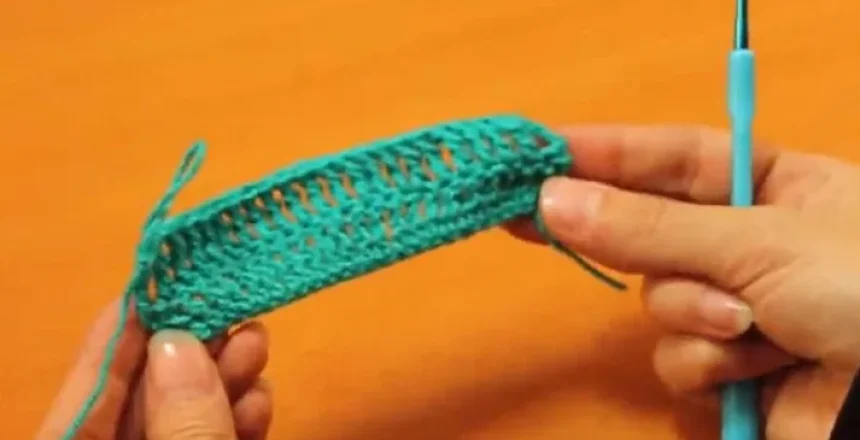 پایه دوبل در قلاب بافی