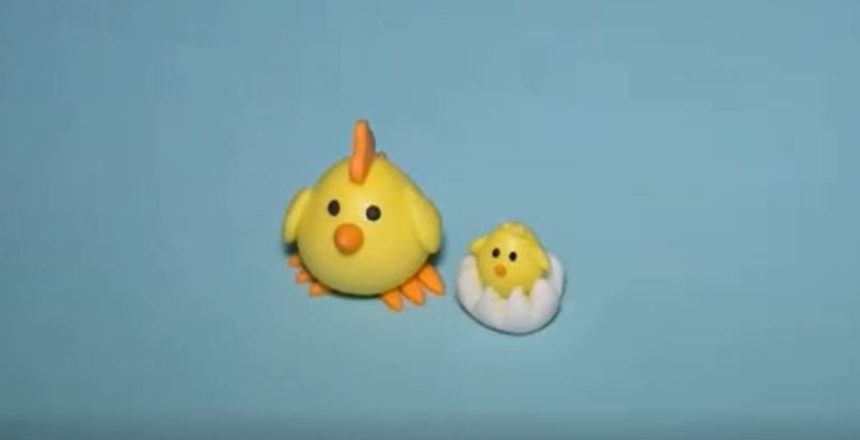 درست کردن جوجه با خمیر