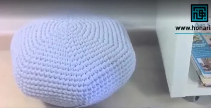 آموزش بافت پاف با دست