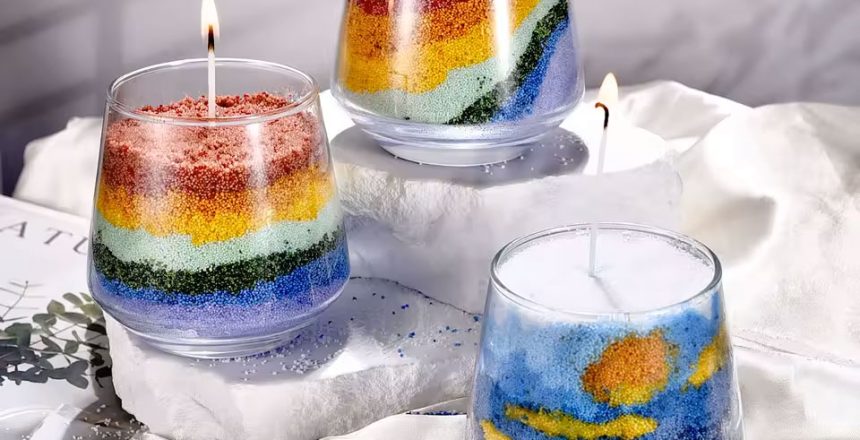 شمع پودری: راهنمای کامل رنگ‌آمیزی و ساخت شمع با پارافین پودری