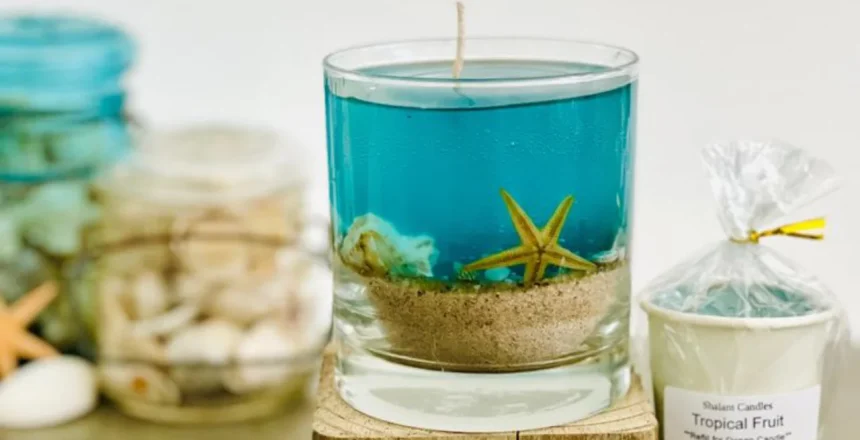 طرز تهیه شمع ژله ای