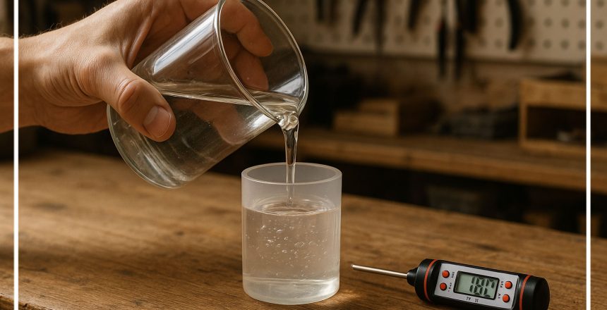 راهنمای کامل دمای مناسب برای ساخت شمع ژله‌ای | آموزش شمع‌سازی حرفه‌ای